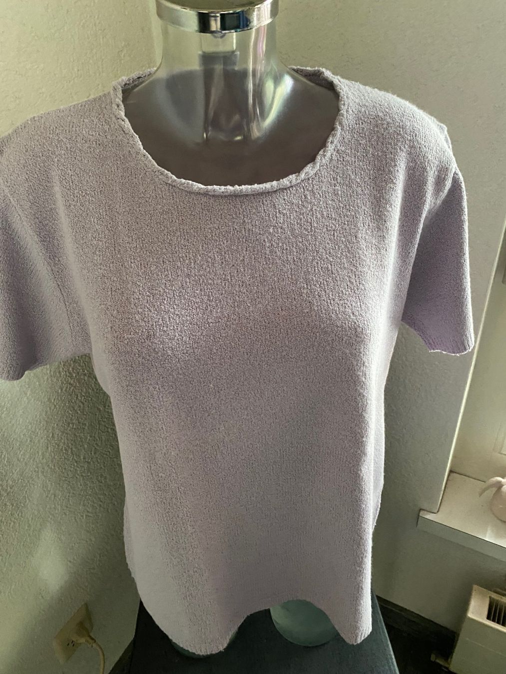 Maglioni & Felpe: Kurzarm Pulli Grösse L flieder – Usato da Allenwinden venduto da Obalu 1