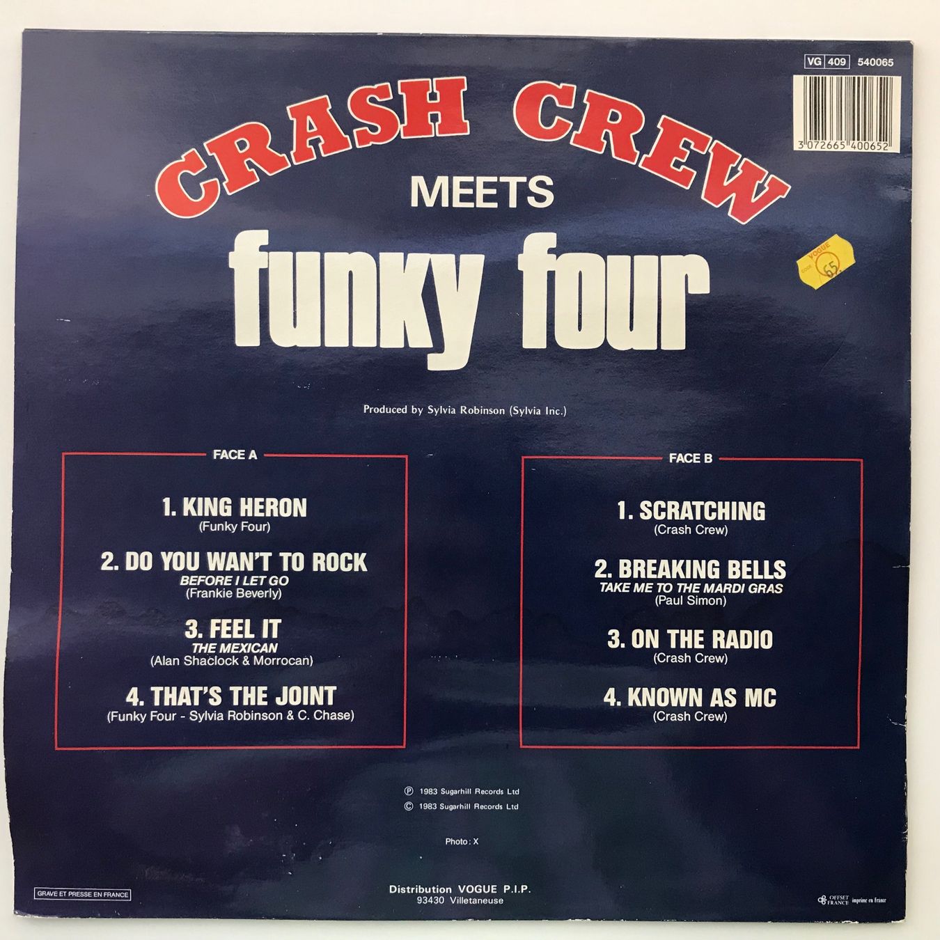 Dischi in vinile: Crash Crew Meets Funky Four – Usato da Aesch BL venduto da BlueMusicRecords 1