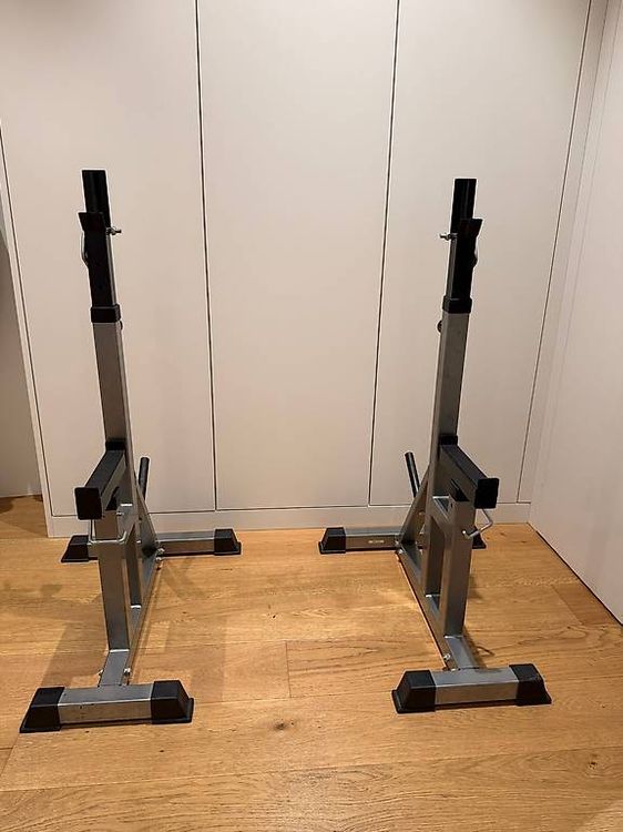 Taurus Langhantelständer Squat Rack opt mit Hantelstange (Gebraucht) in ...