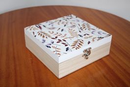 Aufbewahrungsbox aus Holz , für Tee usw...