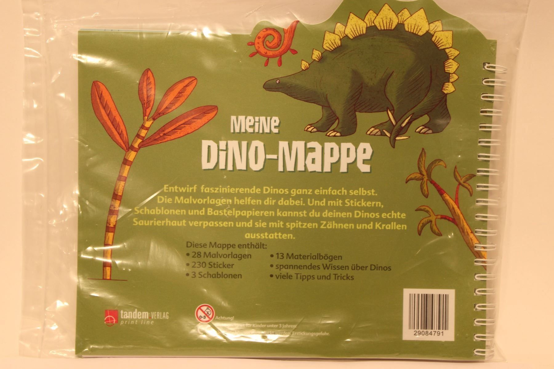 Bücher: Dinosaurier Malheft "Meine Dino-Mappe" – Neu und originalverpackt aus Fehraltorf von haefens 1