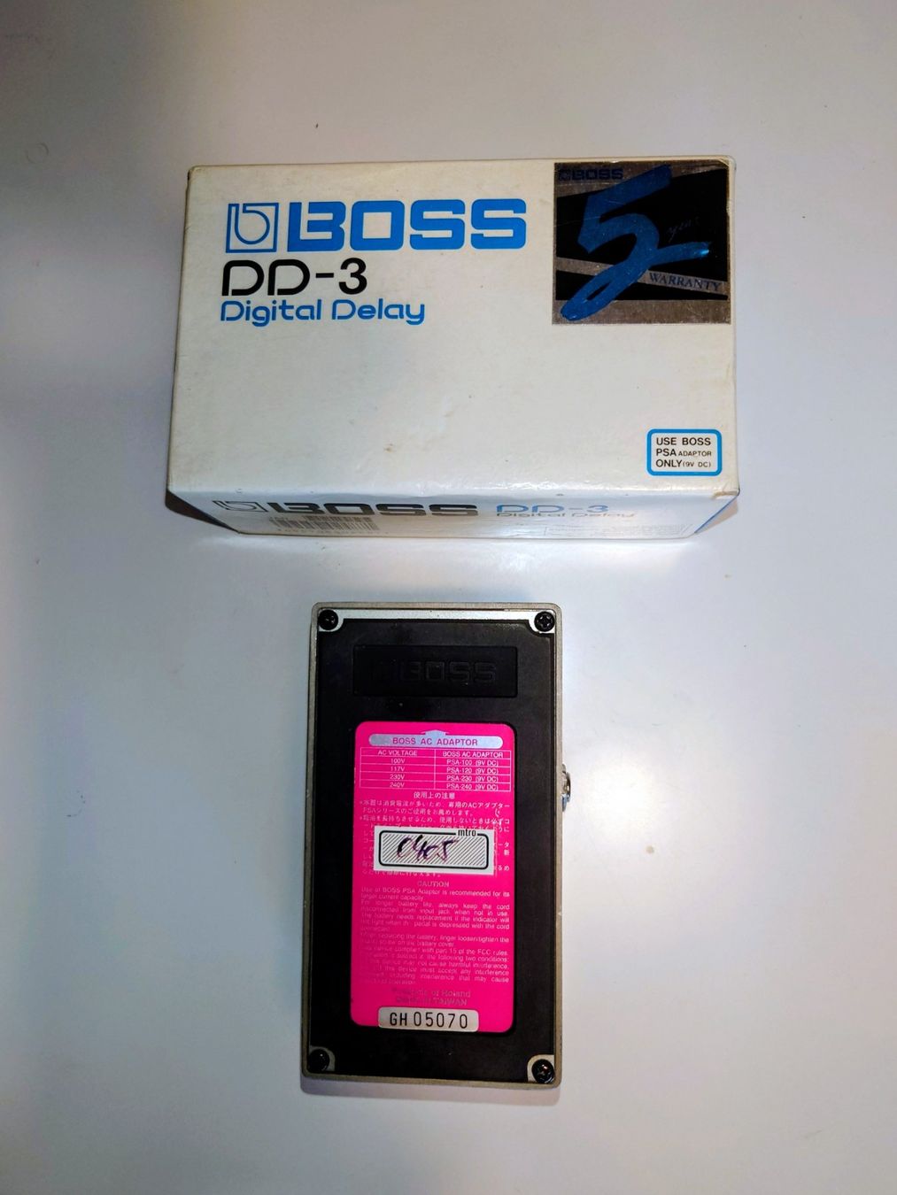 Boss Strumenti musicali: Boss DD-3 DIGITAL DELAY Effekpedal. Altes Modell Vergriffen – Usato da Zürich venduto da Rst7 3