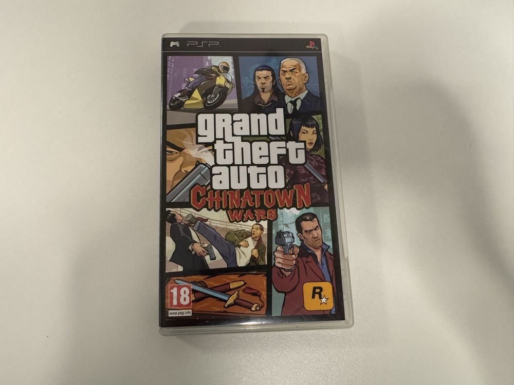 GTA Chinatown Wars PSP Sony Playstation - PAL Complet Boîte Manuel - CIB