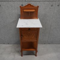 Antiker Nachttischschrank im Jugendstil - sehr schön! (H082)