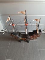 Vintage Segelschiffs Modellboot San Gabriel 1490, 1970er J.