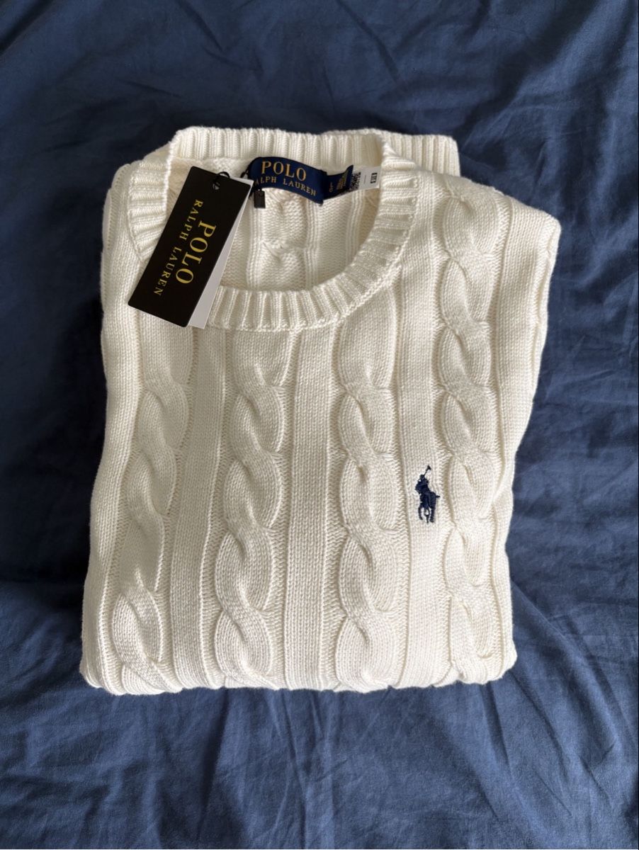 Pulls & Sweat-shirts: Polo Ralph Lauren Pullover weiss Grösse L neu – Neuf avec emballage d'origine à Urdorf par dal_dgj7