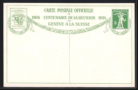 Ansichtskarten: Genève, Les commandants des troupes sui – Gebraucht aus Berlin von bartko-reher 1