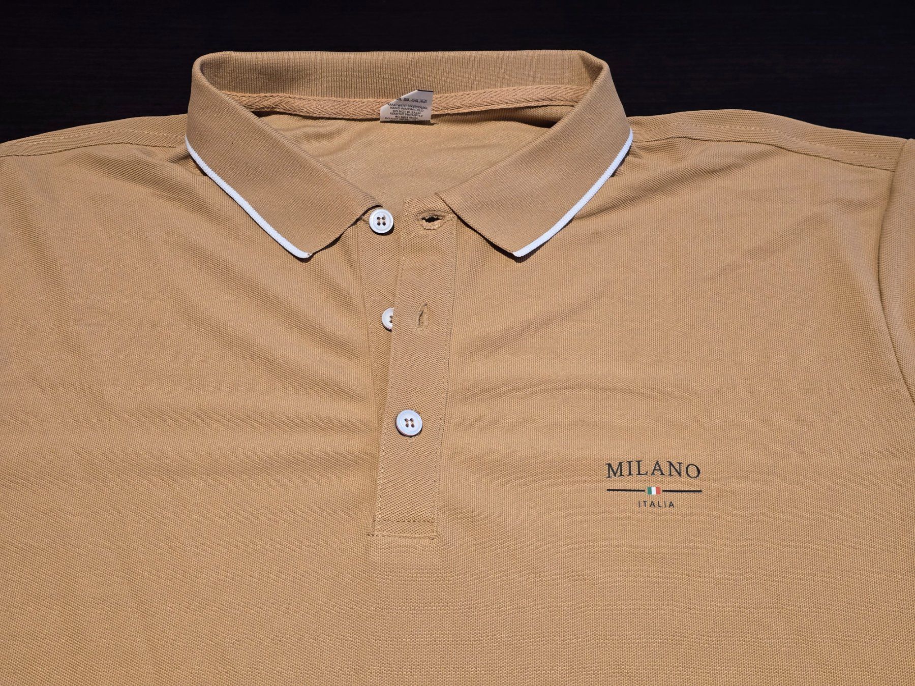 Magliette Polo: Polo beige pour homme T-L Neuf – Nuovo e nell'imballaggio originale da Les Verrières venduto da kitel79