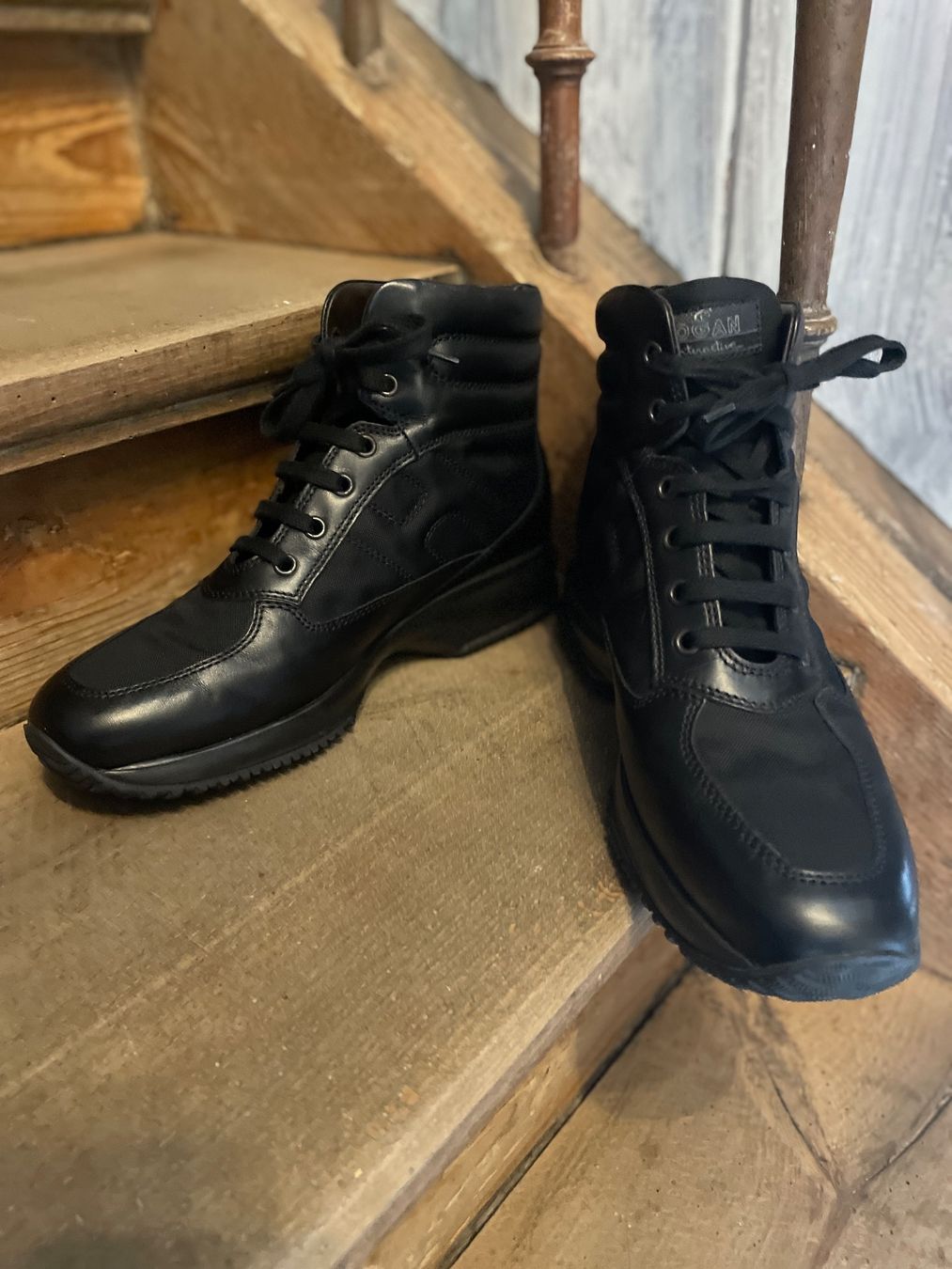 Hogan Scarpe da donna: HOGAN Winterschuhe, schwarz, Gr. 39 1/2 – Usato da Baar venduto da koala9 6
