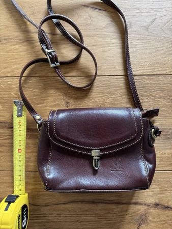 Mini Leather Bag Vera Pelle Italy