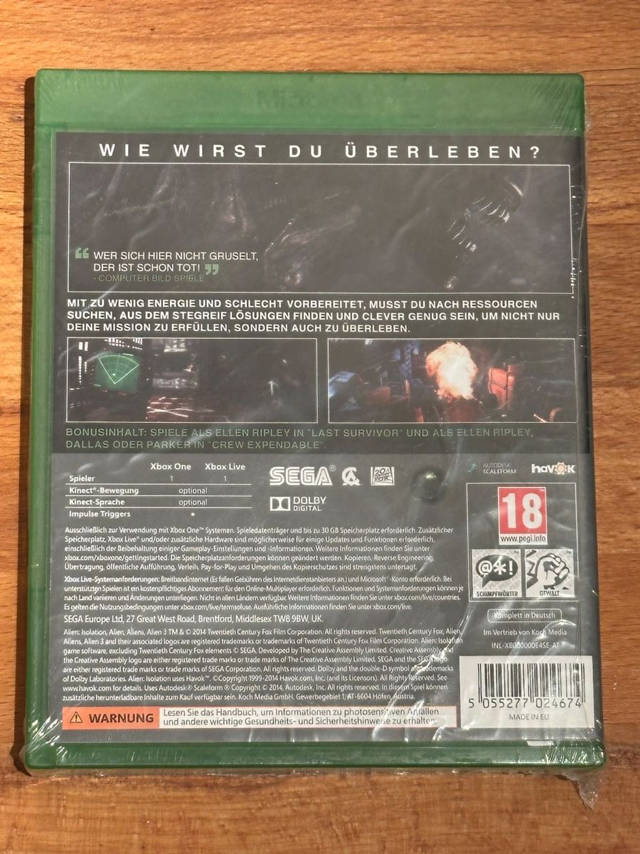 Giochi: Alien Isolation Ripley Edition XBOX ONE neu, OVP – Nuovo e nell'imballaggio originale da Binningen venduto da Nippon-cc 1