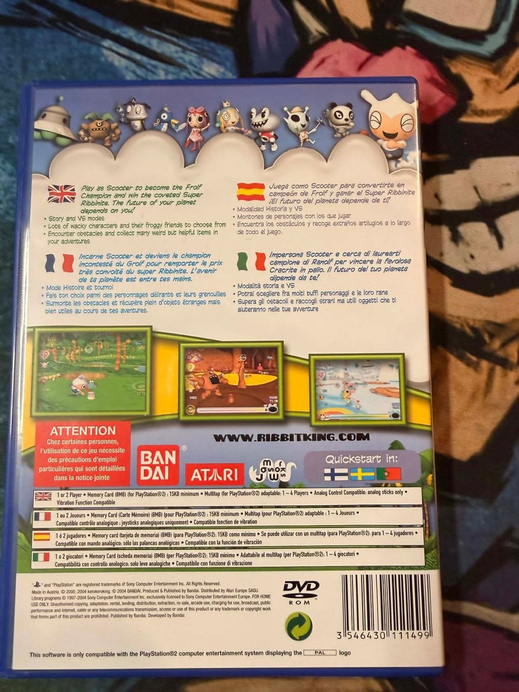 Sony Giochi: Ribbit King Sony Playstation 2 – Usato da Giubiasco venduto da Ticinerd 1