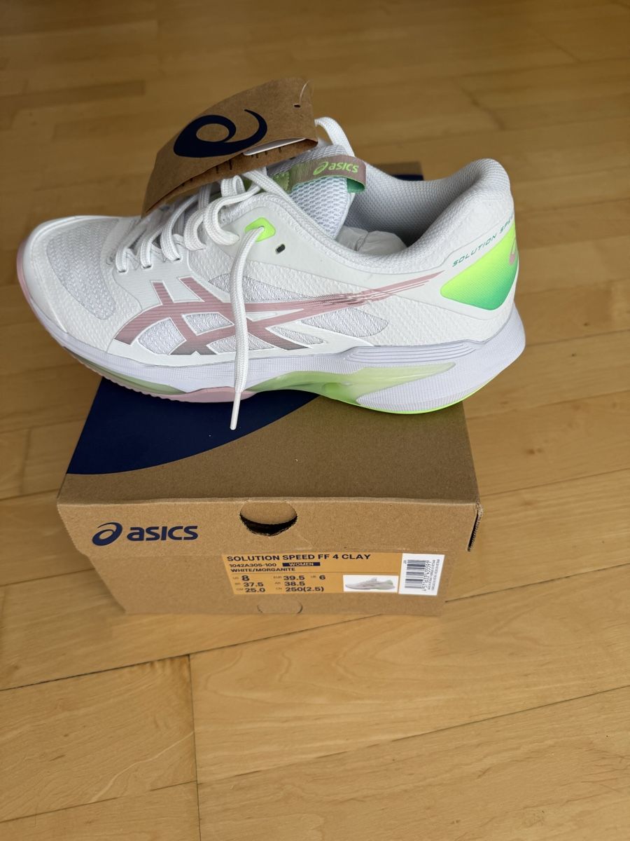 Asics Damenschuhe: Asics Solution Speed FF 4 Sandplatzschuhe – Neu und originalverpackt aus Zürich von 209_fpl6
