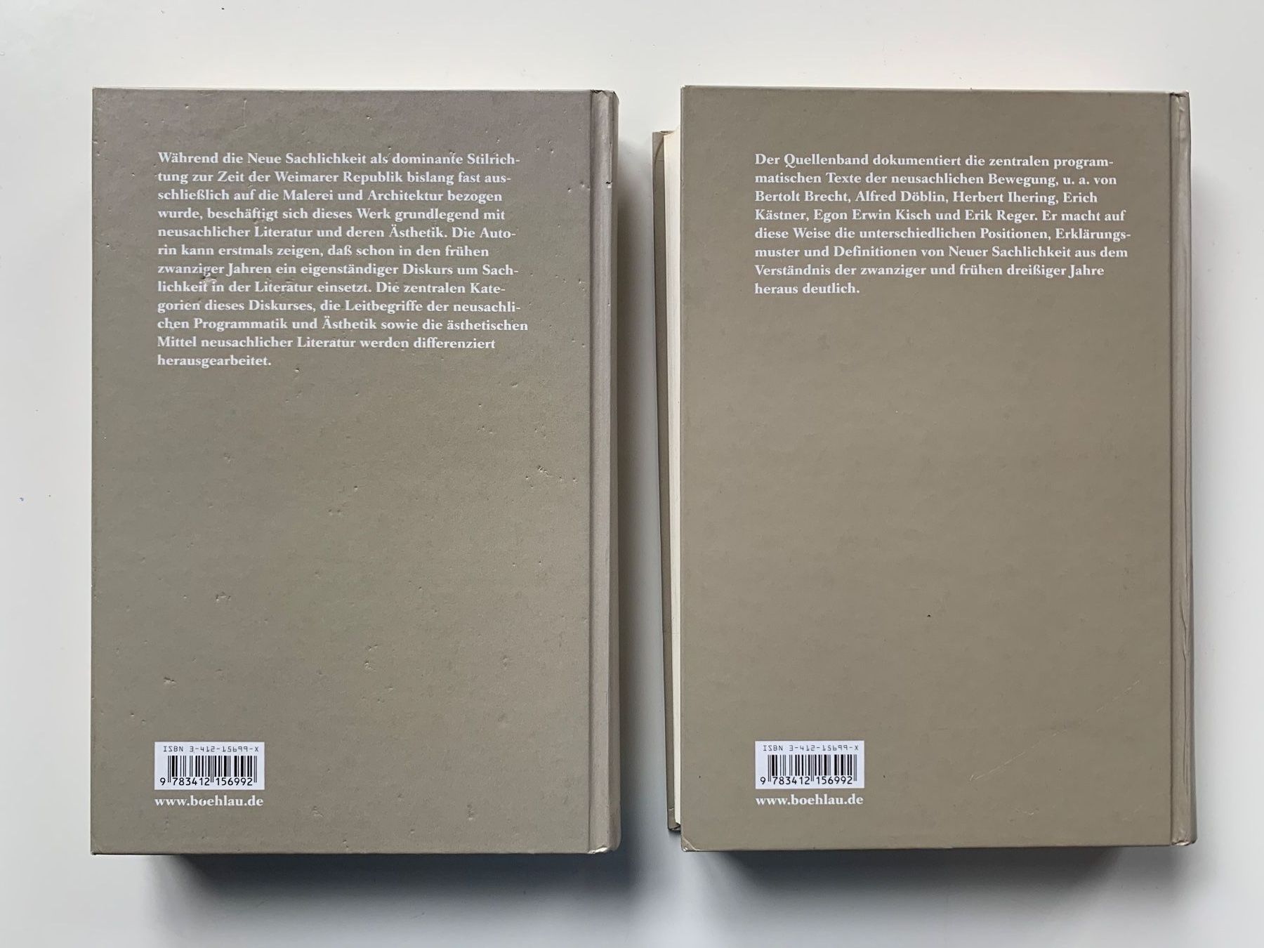 Libri: Neue Sachlichkeit von Sabina Becker - 2 Bände – Usato da Zürich venduto da ZuercherBrockenhaus 1