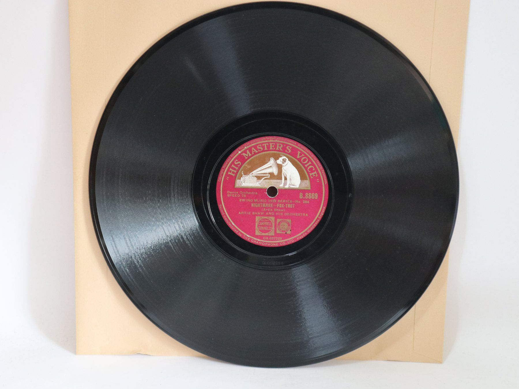 Dischi in vinile: Schellack Artie Shaw Indian Love Call / Nightmare – Usato da Eschenbach SG venduto da Astalavista 3
