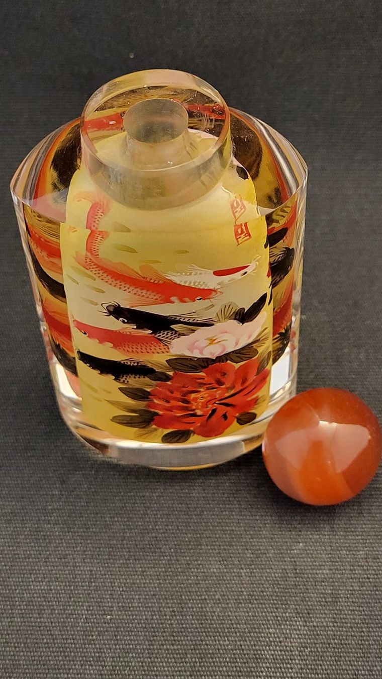Flaconi: Snuff-Bottle mit Koi-Fisch Motiv – Usato da Basel venduto da spinne02 5
