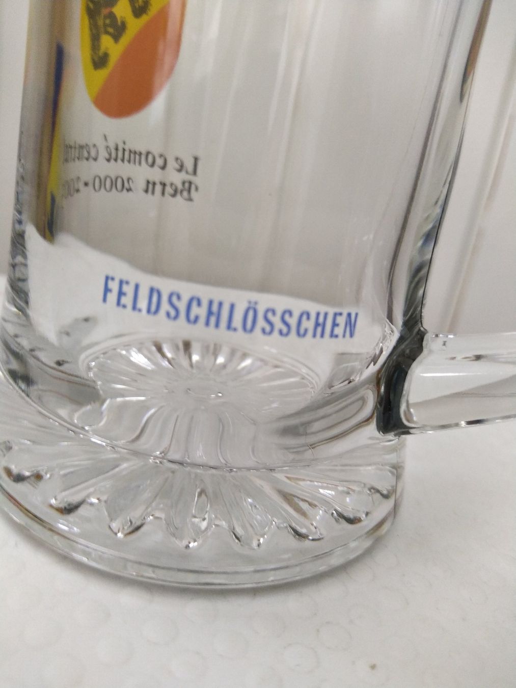 Feldschlösschen Verres: Chope à bière Feldschösschen commémorative – D'occasion à Le Mont-sur-Lausanne par Atelier_Rezart 2