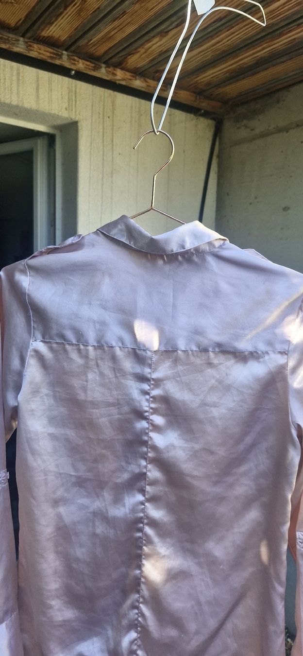 Camicette: Satinbluse Rosé Gr. 38, Sommerliche Elegan – Usato da Wohlen b. Bern venduto da lau_7vcp 1