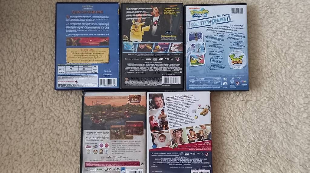 Tutti i DVDs: 5 DVD's ab 6 Jahren – Usato da Wattwil venduto da Rainbow412 1