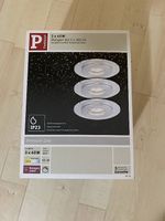 Einbauspot Einbaustrahler Einbauleuchte, Alu gebürstet Glas
