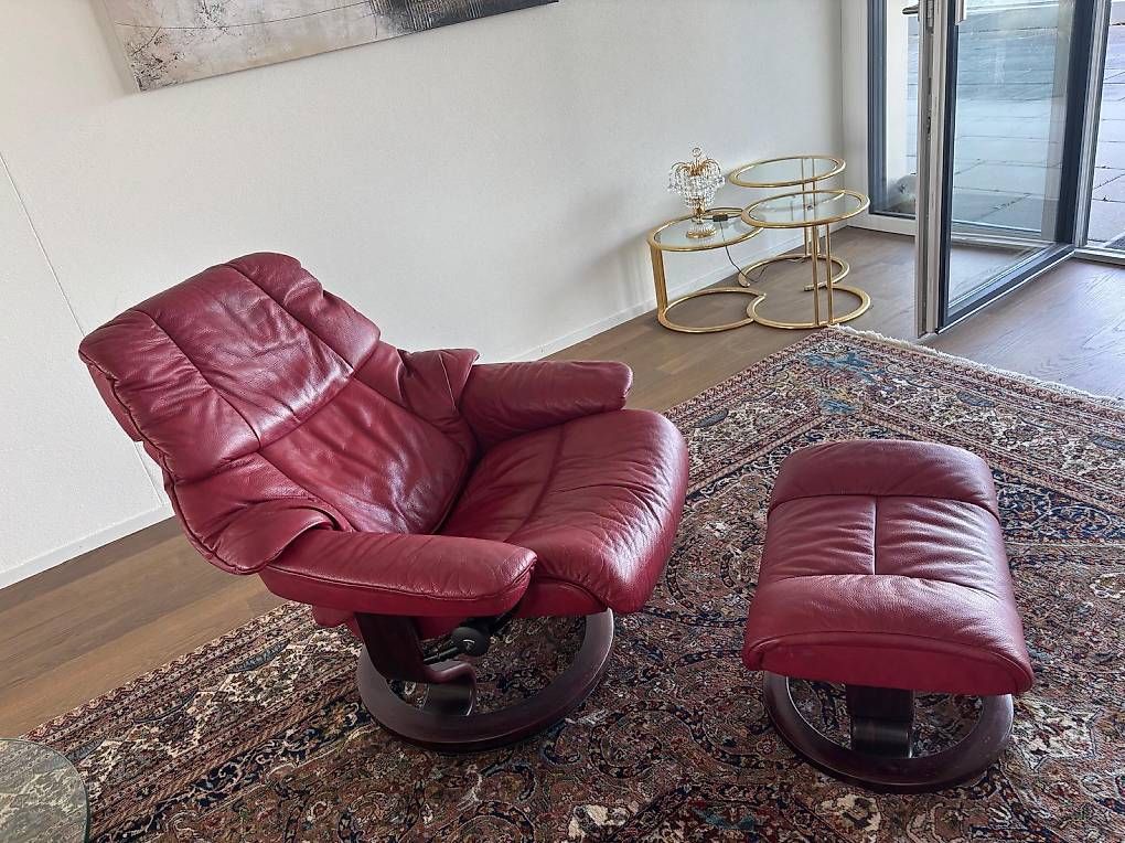 Sessel: Leder Stressless-Sessel inkl. Fussteil  – Gebraucht aus Romanshorn von sch_9hb9