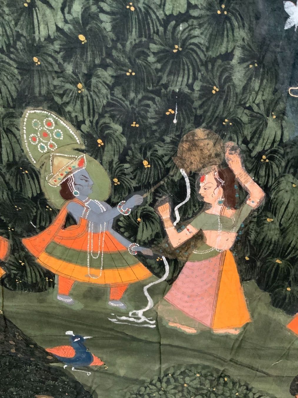 Gemälde: Gemälde - Antik - INDIA Kunst  Unikat – Gebraucht aus Zürich von Danokiko 1