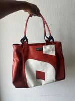 Sac cabas Freitag rouge et blanc