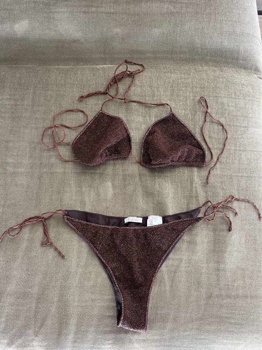 Costumi da bagno & Bikini: Oseree Bikini M braun glitzer – Usato da Ottenbach venduto da Suni_82