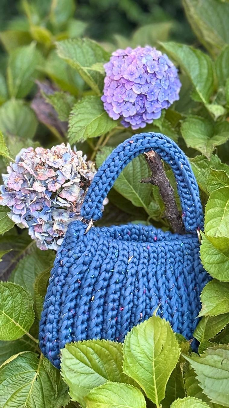 Borse da donna: Borsa estiva blu fatta a mano – Nuovo (secondo la descrizione) da Davesco-Soragno venduto da fla_d77h 3