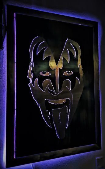 Foto & Immagini: Gene Simmons Stahlbild LED – Usato da Widnau venduto da Steelworld 1