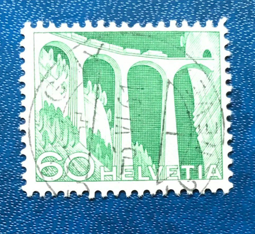 Tutti i francobolli: Nr.307 Technik und Landschaft GESTEMPELT     – Usato da Aarau venduto da Billa007