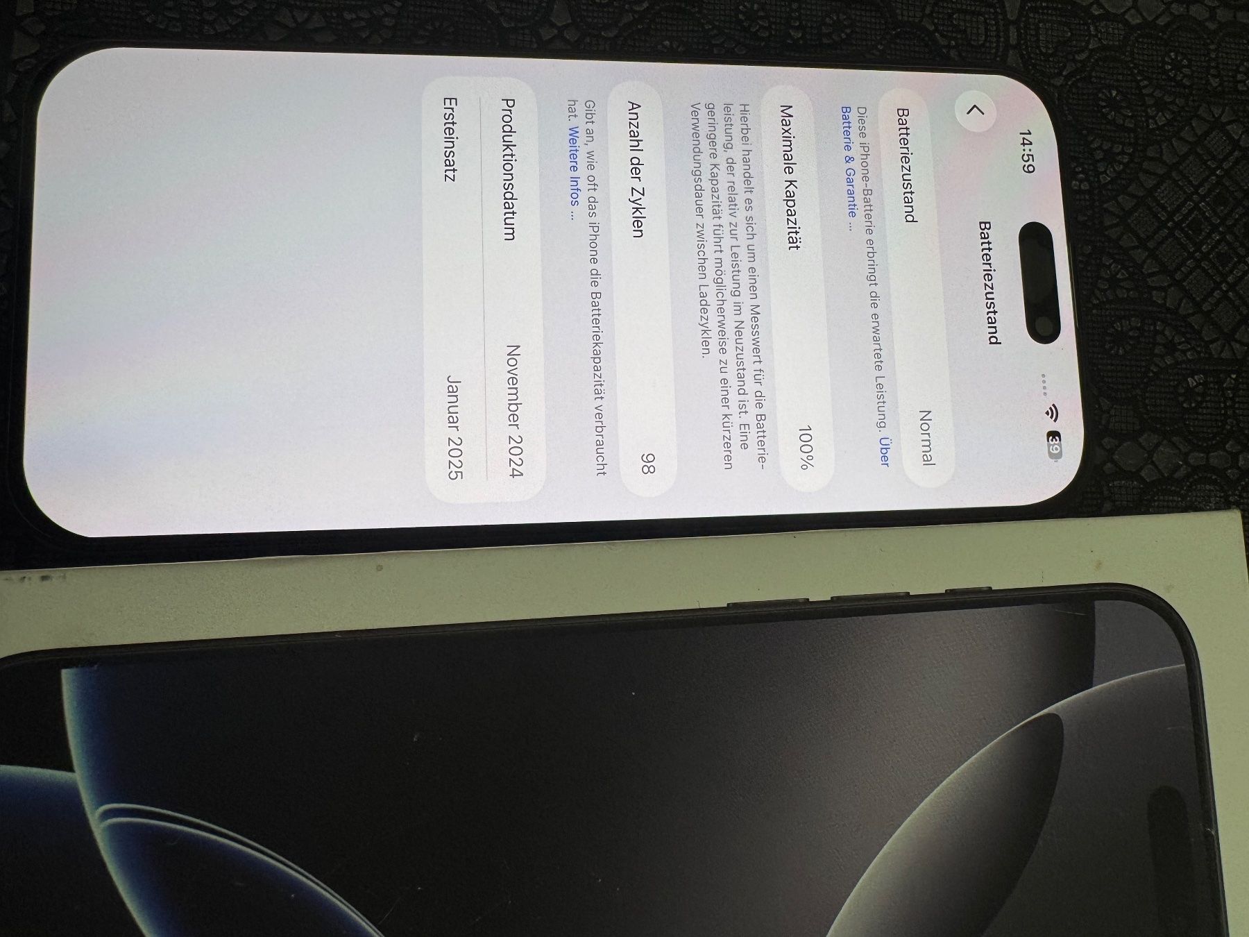 Apple Telefoni cellulari / Smartphones: Iphone 16 Pro Max 256gb – Usato da Ebmatingen venduto da beg_l2wt 2