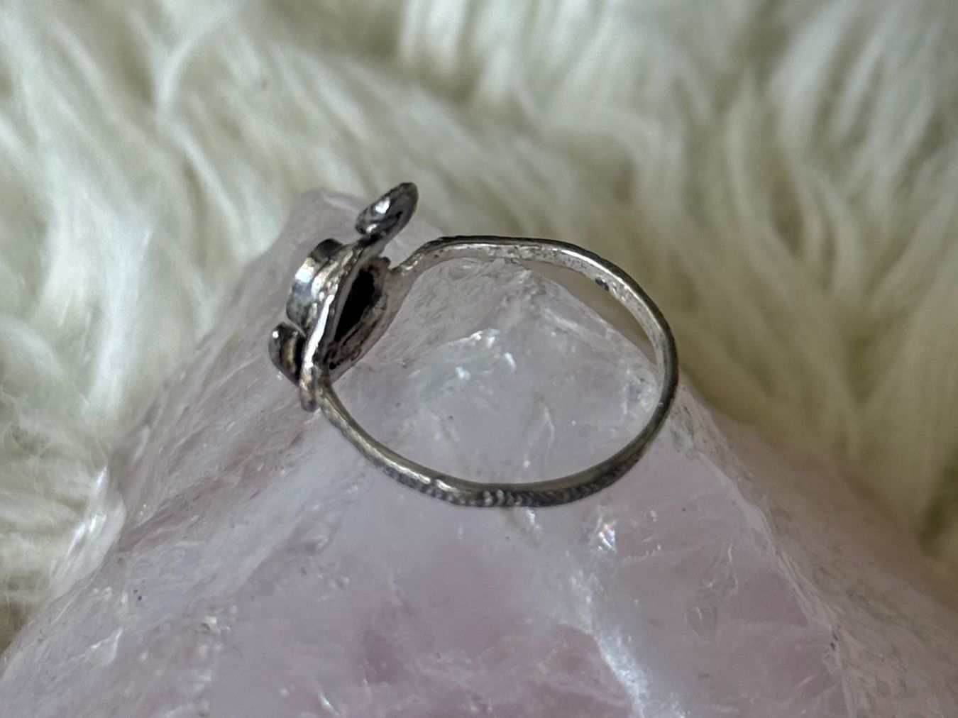 Anelli: Ring Silber 925 mit schwarzem Stein – Usato da Istighofen venduto da Ringparadies 2