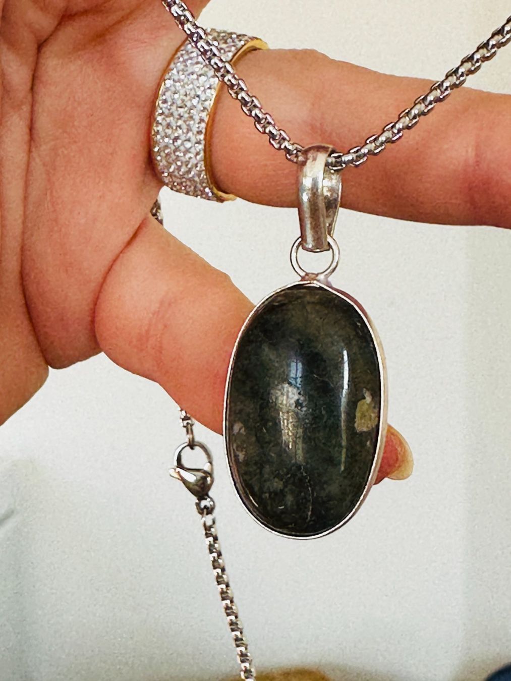 Catenine: Labradorite necklace – Nuovo e nell'imballaggio originale da Genève venduto da AGBERG 8