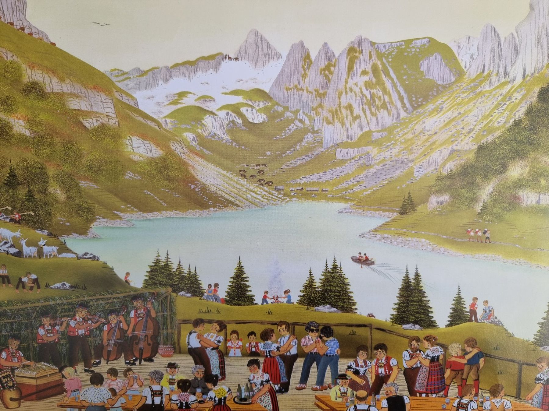 Foto & Immagini: BARBARA BILD HINTER PASSEPARTOUT MONTIERT MIT RAHMEN – Usato da Gersau venduto da grafik-kunst 1
