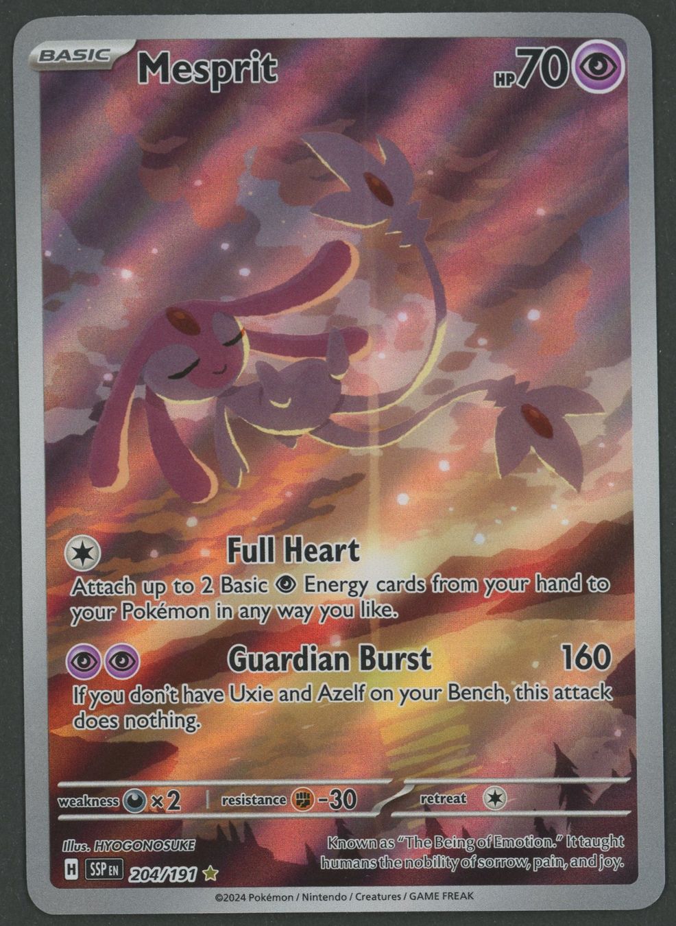 Pokémon Carte collezionabili: Mesprit IR 204/191 EN ab 1.- – Usato da Rupperswil venduto da gengarbasar