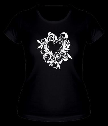T-Shirt "Herz" Schwarz