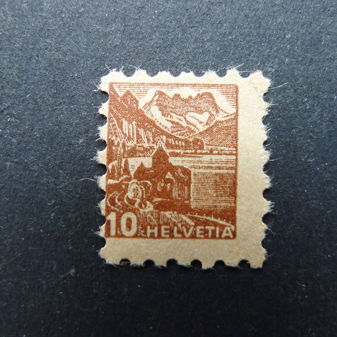 Tous les timbres: Schloss Chillon Kinderbriefmarke – D'occasion à Ebikon par SilvioFreund