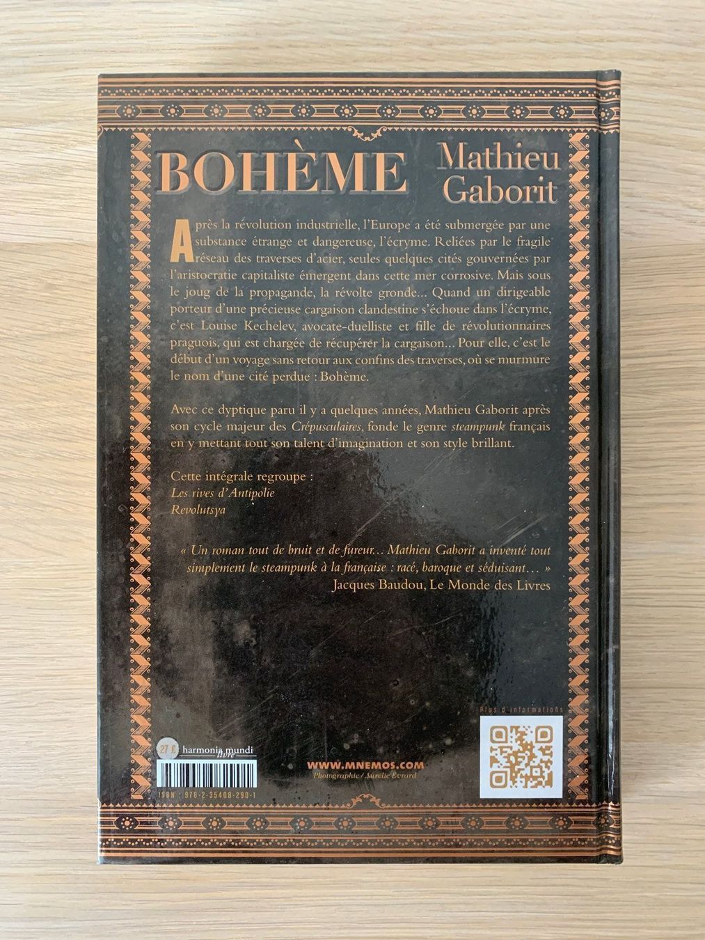 Libri: Bohème - Mathieu Gaborit – Nuovo (secondo la descrizione) da Petit-Lancy venduto da cinrox 1