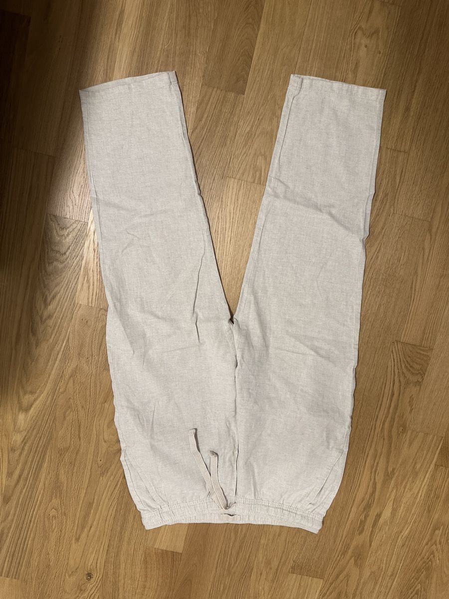Pantalons: Zara Hose Leinenoptik beige – D'occasion à Lufingen par ott_r59k