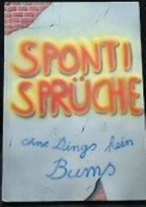 Sponti SprÜche Kaufen Auf Ricardo 