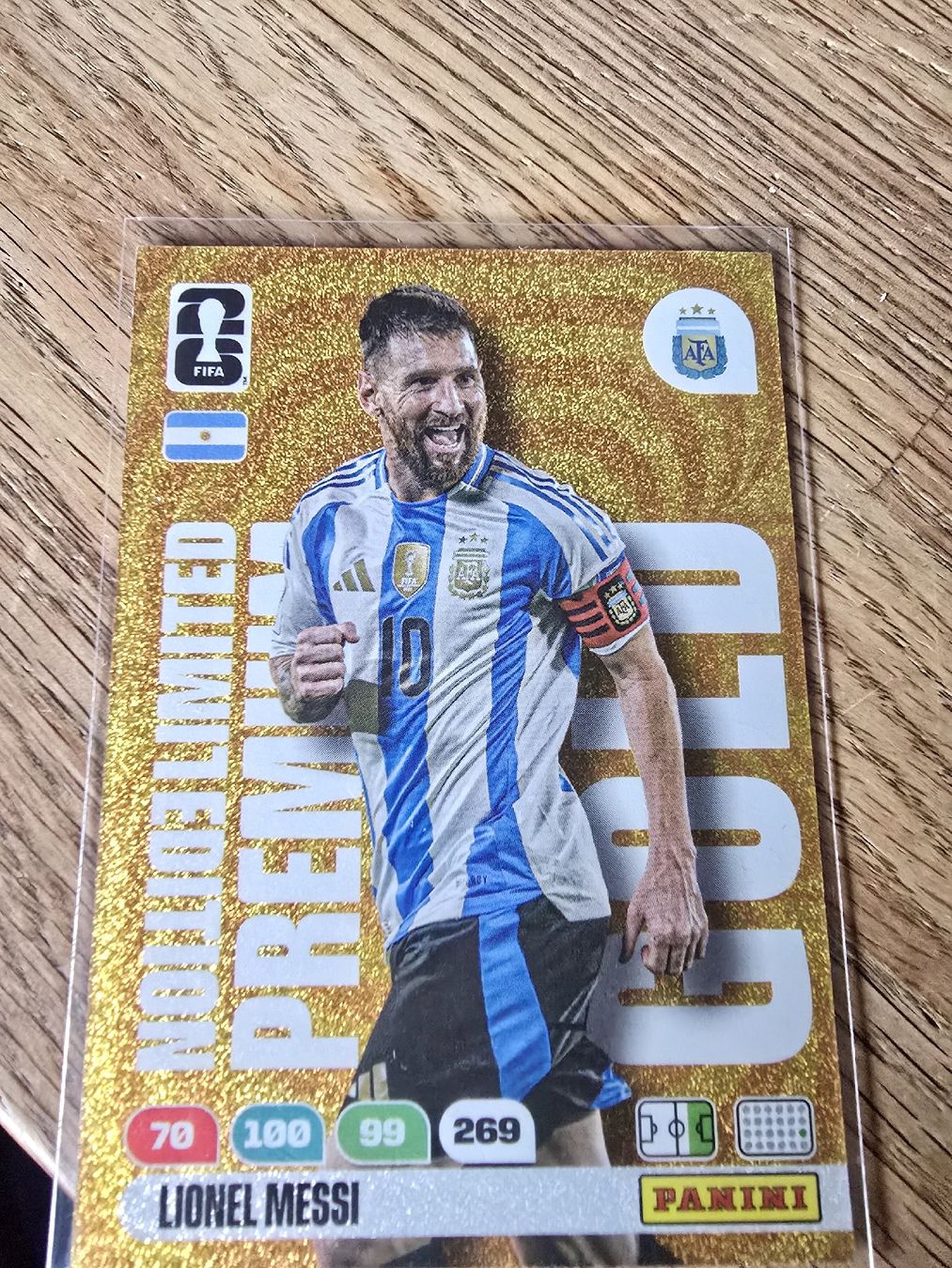Panini Sammelbilder & Trading cards: Limited edition gold messi – Neu (gemäss Beschreibung) aus Ellikon a d Thur von Einhorn14