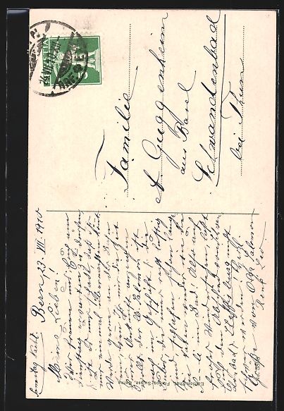 Cartoline postali: AK Bern, Die Johannes-Kirche, 1910 – Usato da Berlin venduto da bartko-reher 1