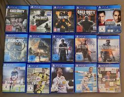 15 PS4 Spiele in gutem Zustand als Paket