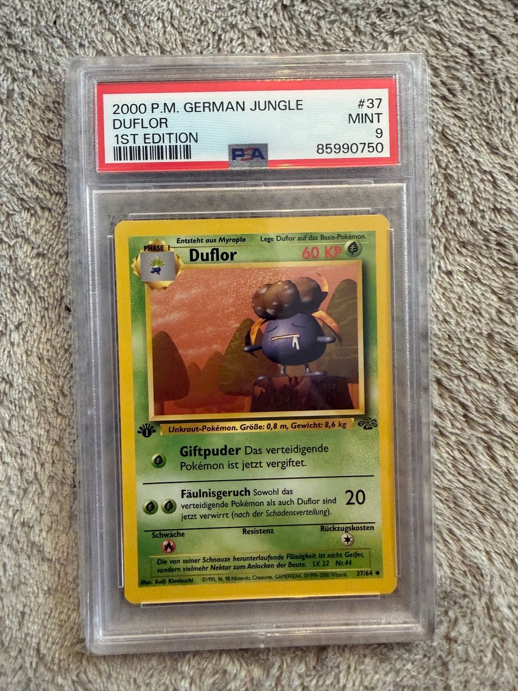 Pokémon Carte collezionabili: Duflor 1. Edition PSA 9 – Usato da Kesswil venduto da tim_t2rm