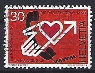 Tutti i francobolli: 1975 - Die dargebotene Hand – Usato da Schaffhausen venduto da poststamp