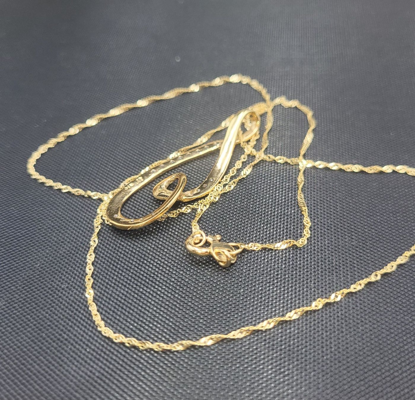 Catenine: 375 Gold Kette mit Anhänger – Usato da Wald ZH venduto da Dasilver 9