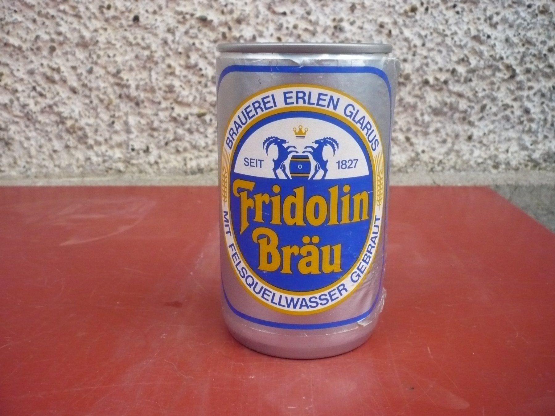 Verres: Bierdose Fridolin Bräu – D'occasion à Biberist par Urmel