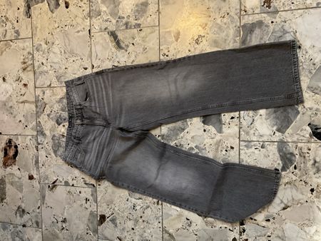 Jeans Amisu weit grau Grösse 42 guter Zustand