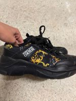 Versace Couture Sneaker Schwarz Gold Gr. 37 Top Zus...